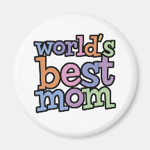 Worlds Best Mom T-Shirts & Gifts Magnet
