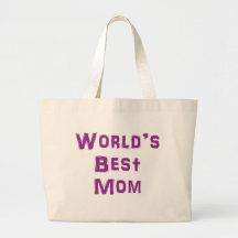 World's Best Mom Tote Bag