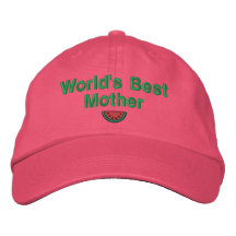 World's Best Mother Embroidered Hat