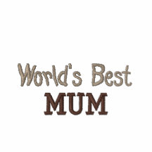 World's Best MUM Embroidered Polo Shirts