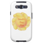 World's Best Mum (yellow flower) casemate cases