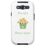 World's Best Mum (yellow flowers) casemate cases