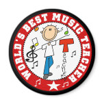 World's Best Music Teacher Magnet