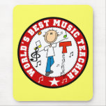 World's Best Music Teacher Mouse Mats