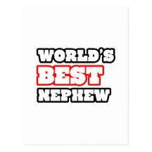 World's Best Nephew Postcards