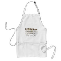 "World's Best Nurses" --Hilarious Nurse Gifts Aprons