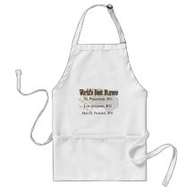 "World's Best Nurses" --Hilarious Nurse Gifts Aprons