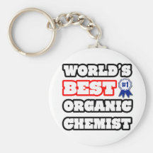 World's Best Organic Chemist Key Chains