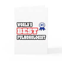 World's Best Pulmonologist Cards