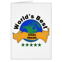 World's Best School Principal Cards