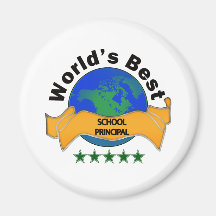 World's Best School Principal Refrigerator Magnets