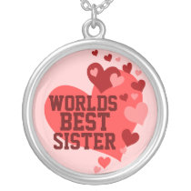 Worlds Best Sister (or any name) Necklaces