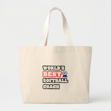 World's Best Softball Coach Bag