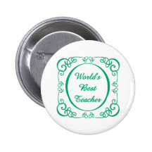World's Best Teacher Button