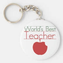 Worlds Best Teacher Key Chain