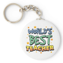 World's Best Teacher Keychain