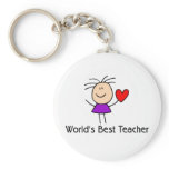 World's Best Teacher Keychains