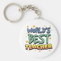 World's Best Teacher Keychain