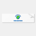 World's Best Twin Brothers Bumper Stickers