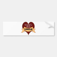 World's Best Uncle Bumper Stickers