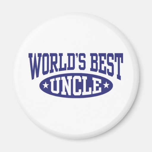 World's Best Uncle Refrigerator Magnet