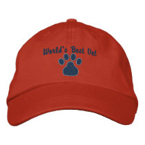 World's Best Vet with Paw Print