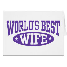 World's Best Wife Card