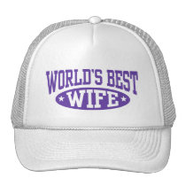 World's Best Wife hats
