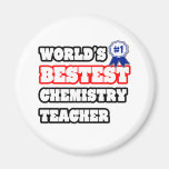World's Bestest Chemistry Teacher Magnets
