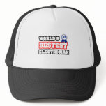 World's Bestest Electrician Trucker Hats