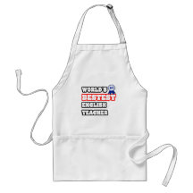 World's Bestest English Teacher Apron
