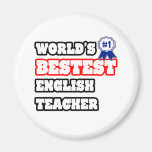 World's Bestest English Teacher Magnet