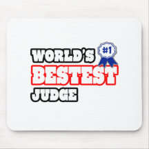 World's Bestest Judge Mousepad