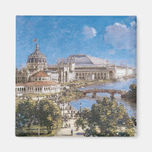 World's Colombian Exposition by Theodore Robinson Magnets
