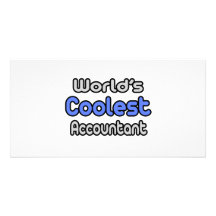 World's Coolest Accountant Customized Photo Card