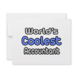 World's Coolest Accountant invitations