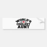 World's coolest Aunt Bumper Sticker