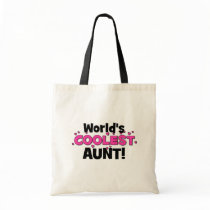 World's Coolest Aunt!  Great gift for Auntie To Be Bag