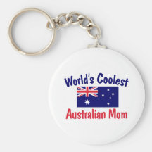 World's Coolest Australian Mom Key Chains