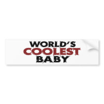 Worlds Coolest Baby Boy Bumper Stickers