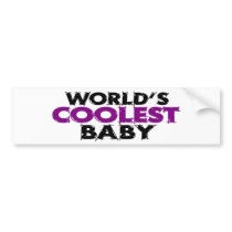 Worlds Coolest Baby Girl Bumper Stickers