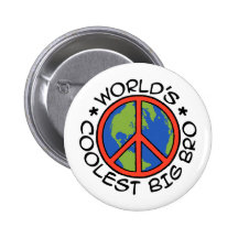 World's Coolest Big Brother Pins