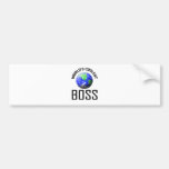 World's Coolest Boss Bumper Sticker