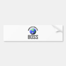 World's Coolest Boss Bumper Sticker
