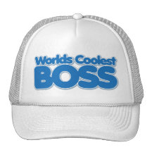 Worlds Coolest Boss Trucker Hats