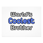 World's Coolest Brother Personalized Announcement