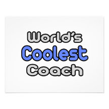 World's Coolest Coach Custom Invites