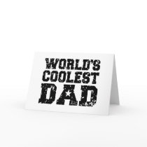 World's Coolest Dad Greeting Cards