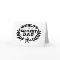 World's Coolest Dad Card