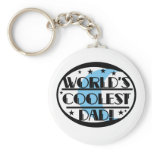 World's Coolest Dad Keychain